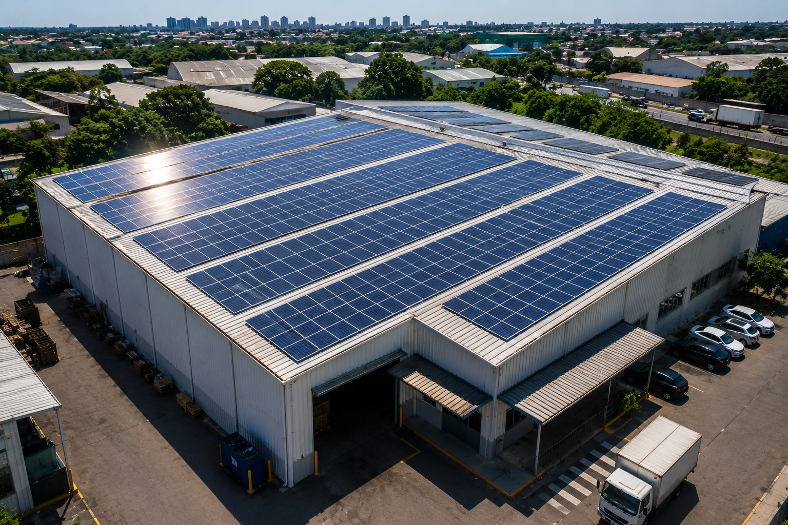 Energia solar comercial
